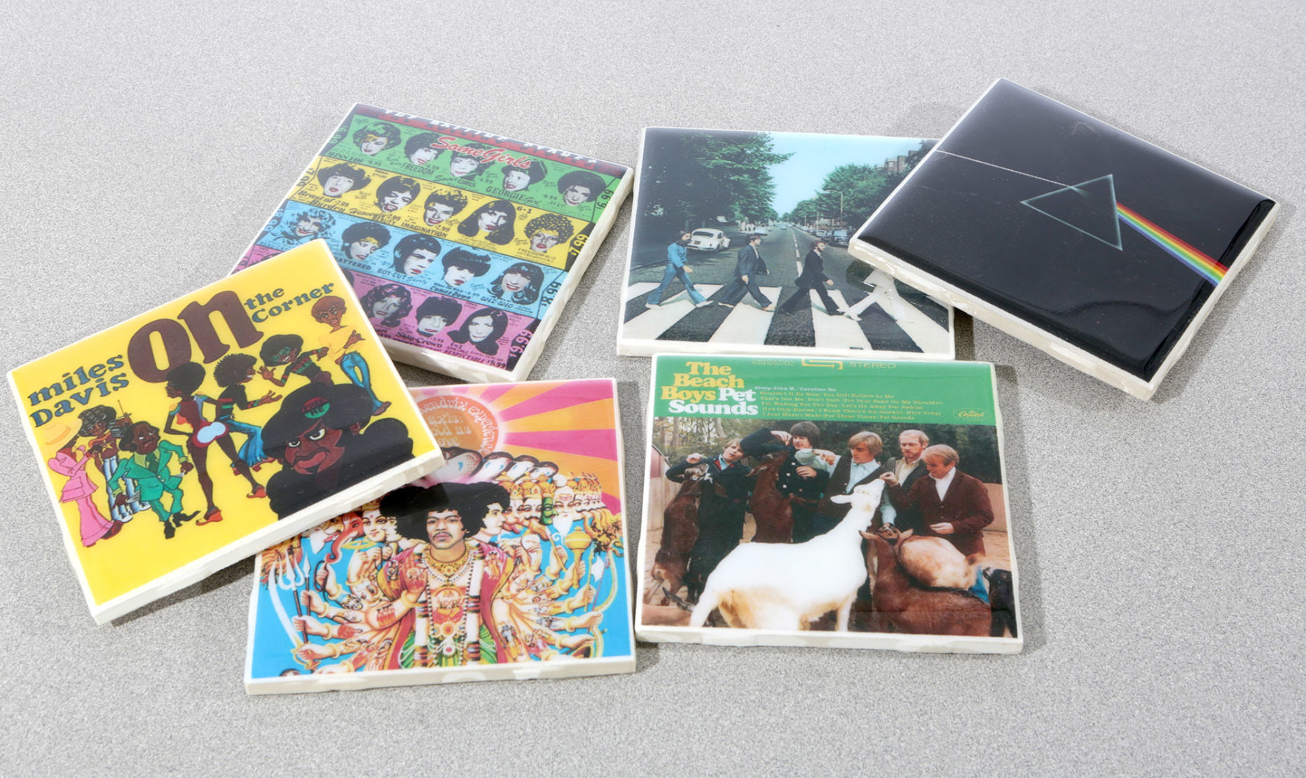 Record album cover coasters